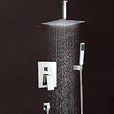 Eviva ProフルクロームModern Luxury shower-head /ハンドヘルド& Sprayer