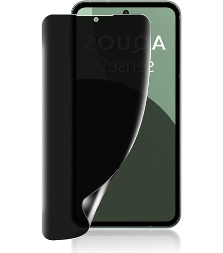 Amazon | AQUOS sense 9 覗き見防止フィルム【ガイド枠付き】TPU素材 