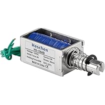 Amazon | Heschen ソレノイド電磁石 HS-1564B DC12V 3A 20mm