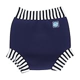 Splash About スプラッシュアバウト ハッピーナッピー ネイビーホワイトストライプ HNNS ベビー 赤ちゃん [並行輸入品]