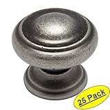 Cosmas ® 3317 WN風化ニッケルキャビネットハードウェアラウンドノブ – 1 – 3 / 16 "直径 – 25パック