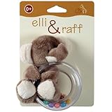 Elli & Raff Soft Baby Rattle - Teether Toy - Elephant Design