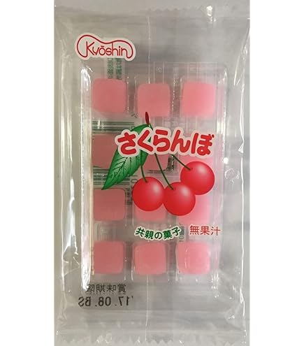 Amazon.co.jp: 共親製菓 袋入さくらんぼ餅 12粒×20入 : 食品・飲料・お酒