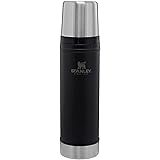 Stanley Classic Vacuum Insulated Wide Mouth Bottle - BPA-Free 18/8 Stainless Steel Thermos for Cold & Hot Beverages