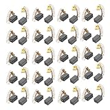 uxcell カーボンブラシ　炭素ブラシ　動力道具　 DC電気モーター 11mm x 7mm x 6mm 20ペア