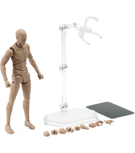 人形 Amazon | HiCollie モデル人形 デッサン 人形 関節人形 素体 可動