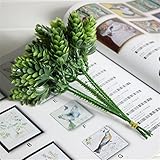 1ブーケ6個ホームインテリア高シミュレーショングリーン草植物パイナップル One Size SFBHA32763538426