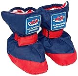JoJo Maman Bebe unisex-baby新生児防水フリース裏地ブーティー カラー: ブルー