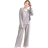 [エメフィール] Comfy リブ 長袖 3点セット [上下セット] レディース