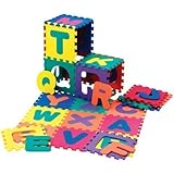 Baby Play Mat Soft Foam Alphabet Floor Mat 26 Piece Each Tile 31.5 cm x 31.5 cm / 1cm Thick by BSL