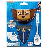 Paw Patrol Chase Mealtime Set – 3個入り