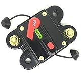 conpus cc21 – 250 a-01 12 V DCオート車Marineバイクステレオオーディオ回路ブレーカーリセットヒューズインバータ250 Amp 250 A