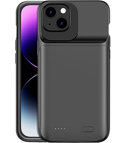 Amazon | FUNKS iPhone14pro max 対応 バッテリー内蔵ケース 5000mAh