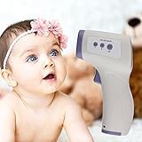 Demiawaking 新型 ベビー体温計 非接触 赤外線放射温度計 多機能 デシタル測定器 警告機能 人体・物体・液体　医療用 携帯便利