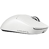 Logicool G 8000Hz ポーリングレート PRO X SUPERLIGHT 2c コンパクト ワイヤレス ゲーミングマウス G-PPD-004WLCO-WH 軽量 51g LIGHTFORCE ハイブリッドスイッチ LIGHTSPEED
