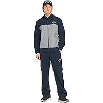 メンズ ゴルフ レインウェア セット 白黒チェック　キャロウェイ セットアップレインウェア (MENS) | レインウエア | レイン