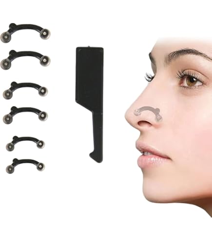 ◇３D 鼻プチ 3サイズセット ブラック ノーズクリップ 美鼻 鼻筋補正 韓国お □3D 鼻プチ 3サイズセット ブラック ノーズクリップ 美鼻 鼻筋