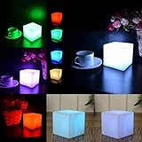 dzt1968 LEDキューブカラフルな変更ムードライトNight Lightes