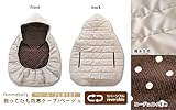冷たい風もへっちゃら♪ 抱っこ紐用2way 防寒カバー おんぶやベビーカーでも使えて便利♪ 日本製 (ベージュ（クリップ式）)