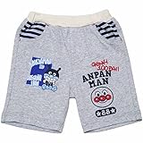 それいけ！アンパンマン ハーフパンツ 3分丈 フェイス柄 Anpanman 夏物 fpo-ta7486-9305 90cm グレー