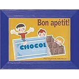 フォトフレーム 名入れプレート付 フレンチ アート「chocolate」
