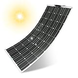 【全新版】ソーラーパネル ソーラーチャージャー MOHOO 5.5A 18V 100W 太陽光発電パネル 高変換効率 フレキシブル 超薄型 屋外照明 テント 車中泊 停電 アウトドア 防災などに活躍 