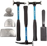 Martin 647KFG 7 Piece Body and Fender Repair Tool Set, Fiberglass Handles by Martin