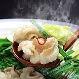 博多もつ鍋セット (国産牛もつ300g) ( 2～3人前)(厳選九州素材使用：和風醤油スープ ちゃんぽん麺 九州産にんにく 九州産鷹の爪 九州産ゆず胡椒)（ギフト 贈り物にも）