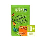 マンゴーステージ3 190グラムとキッチンの有機カリビアンチキン (Ella's) (x 6) - Ella's Kitchen Organic Caribbean Chicken with Mang