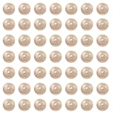 ファイニエ パールビーズ 丸 12ｍｍ キスカ シワ加工 100個 ラウンド 艶 米色 BD3122
