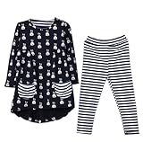 MIOIM 子供服 シャツ長パンツ 長袖 上下セット トップス スポーツ スウェット カットソー カジュアル 女の子