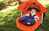NFL Denver Broncos The Whole Caboodle 5PC set - Baby Car Seat Canopy with matching accessories by Mo