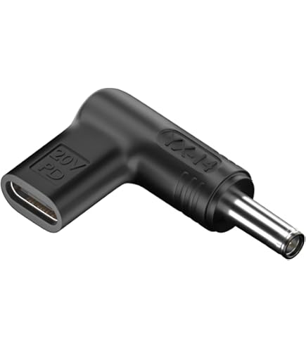 Amazon.co.jp: Type-C変換 6.5×4.4mm (20V) ノートPC 100W対応 USB PD