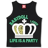 ベビードール PARTYタンクトップ 子供服 120cm ブラック
