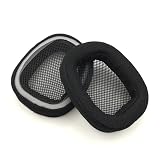 イヤーパッド ヘッドセットカバー for Logitech G433 G233 G-pro G533 G231 G331 イヤーマフ 交換用 (ブラック)