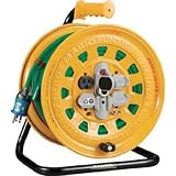 トラスコ（TRUSCO） プロソフトケーブルコードリール 30m 漏電防止付き BG301K×T