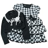 【オールシーズン】 formal wear(フォーマルウエア)女児フォーマル3点スーツアンサンブル 120cm /ブラック NO.BF-49605