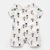 SARIA ベビー服　肌着 柔らかい 綿ロンパース　フォーマル　カバーオール 赤ちゃん　新生児　子供　キッズ服　 (90cm, 兵士)