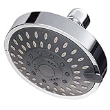 hoobest 5インチウルトラLuxury降水量高圧力シャワーヘッドDisassembly with一貫強力な雨Spay showerhead- Includes水セーバーモード、調節可能な回転ジョ
