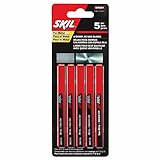SKIL 94907 Jig Saw Blade Set for Fast and Smooth Cutting in Metal, 5 Piece [並行輸入品]