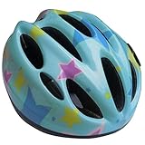 TangQI ヘルメット 子ども用 自転車 サイクリングヘルメット 45～56cm 軽量 10穴通気 調整可能 (ブルー)