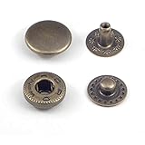 バネホック 中 No.2 11.5mm (アンティーク, 30セット)