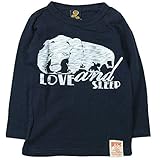 《H28年秋冬物》BOOM TOWNKIDS(ブームタウンキッズ) SLEEPテリアスラブ天竺長袖Tシャツ 120cm/ネイビー NO.F-961115