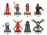 ホット8 xセットpcs LotミニフィギュアおもちゃDr。Octopus Goblin Ironスパイダーマン2099 Gwen