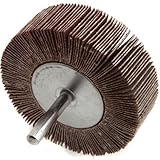Forney 60183 Mounted Flap Wheel with 1/4-Inch Shank, 3-Inch-by-1-Inch, 120-Grit by Forney