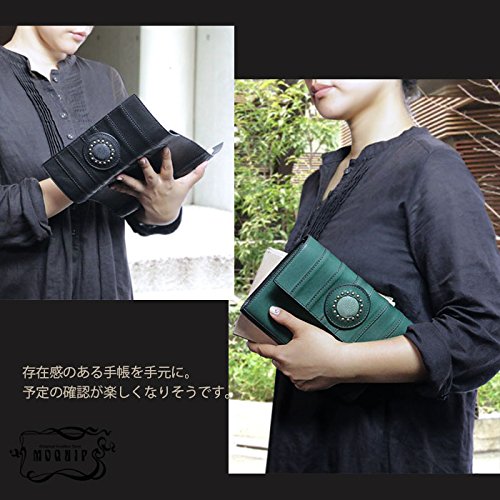 MOQUIP モキップ　システム手帳カバー モキップ)moquip ガルーシャの宝石システム手帳カバー バイブルサイズ