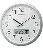 Amazon.co.jp: リズム(RHYTHM) 掛け時計 電波時計 オフィス 連続秒針