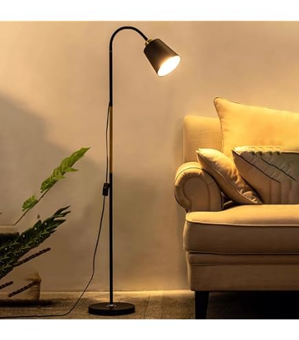 Amazon | IKEA (イケア) NYFORS ニーフォルス フロアランプ - ニッケル
