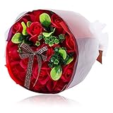 ソープフラワー 創意ブーケトスギフトボックス 誕生日　母の日　記念日　先生の日　バレンタインデー　昇進　転居など最適としてのプレゼント