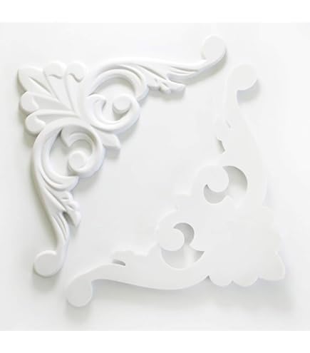 Amazon.co.jp: ウッドデコレーション 木製 ロココ調スティックモチーフ